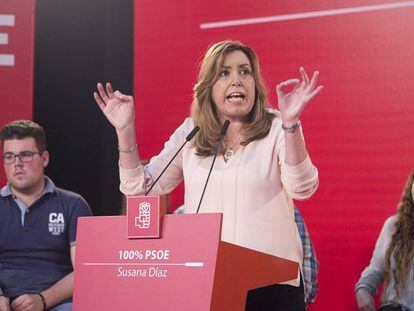 La candidata a la Secretar&iacute;a General del PSOE, Susana D&iacute;az.