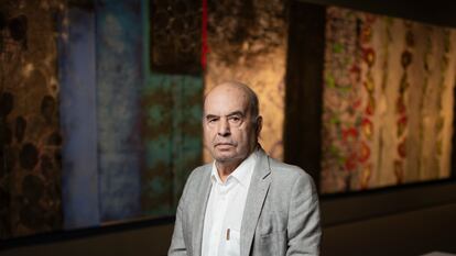 José Luis Alexanco, en septiembre de 2020 en su exposición en la Sala Alcalá 31 de Madrid.