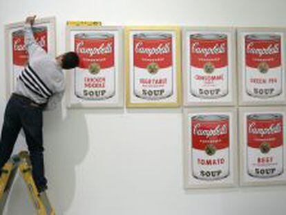 Cuadros de Sopa Campbell realizados por Andy Warhol