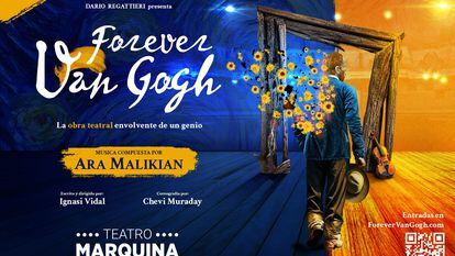 Cartel oficial 'Forever Van Gogh' en el Teatro Marquina
