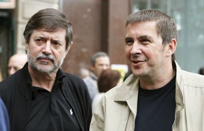 Arnaldo Otegi y Rafael Díaz Usabiaga.