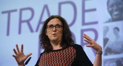 La comisaria de Comercio, Cecilia Malmström.