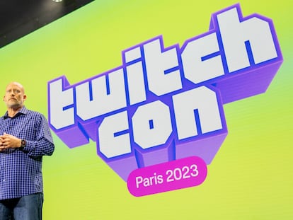 Mike Minton, jefe de monetización de Twitch, en la TwitchCon de París el pasado verano.