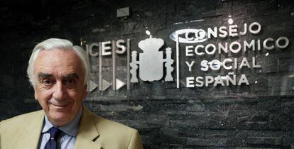 El presidente del Consejo Econ&oacute;mico y Social, Marcos Pe&ntilde;a.