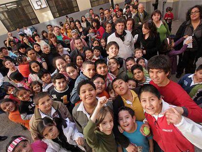 Encierro en el colegio público Palacio Valdés