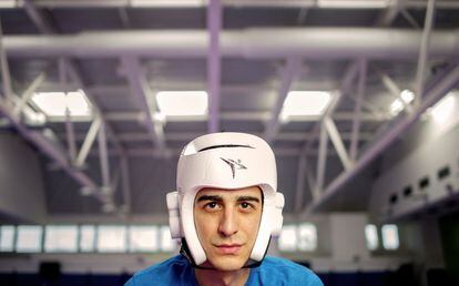 Joel González en el CAR de Sant Cugat.