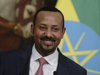 El dirigente africano recibe el galardón por impulsar el fin del conflicto fronterizo con Eritrea tras dos décadas de enfrentamiento