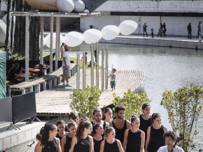 Activitats de la Merc&egrave; al parc de la Trinitat. 