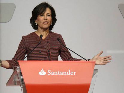 La presidenta del Banco Santander, Ana Bot&iacute;n.