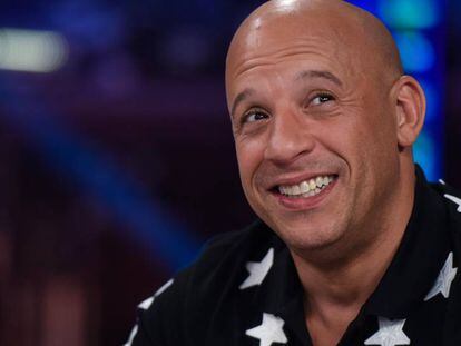Vin Diesel anoche en el programa &#039;El hormiguero&#039; anoche. 