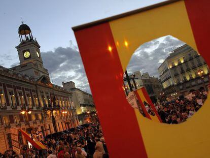 Manifestación en la Puerta del Sol de Madrid en 2013.