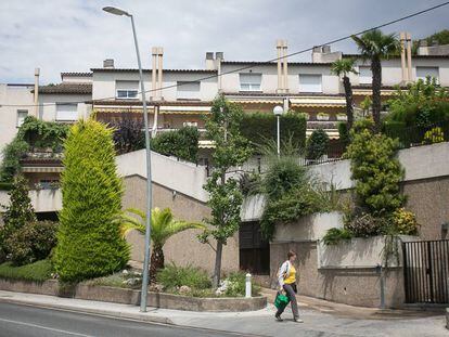 Cases amb jardí a la població de Tiana, al Maresme.