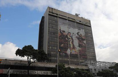La sede de PDVSA en Caracas, este miércoles.