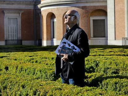 Ludovico Einaudi, pianista y compositor italiano, en el Prado, el pasado mes.