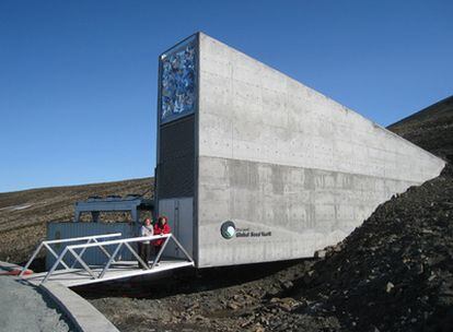 Entrada del Depósito Global de Semillas de Svalbard (Fotografía: Carlos M. Duarte, CSIC)
