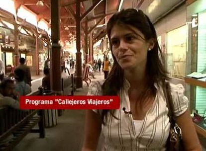 Anna Negra, en el reportaje sobre españoles en Dubai de 'Callejeros viajeros'.