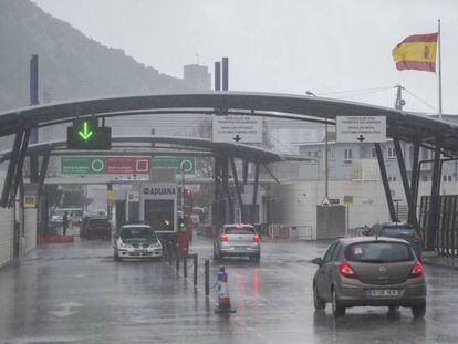 Paso fronterizo entre Gibraltar y La L&iacute;nea de la Concepci&oacute;n.