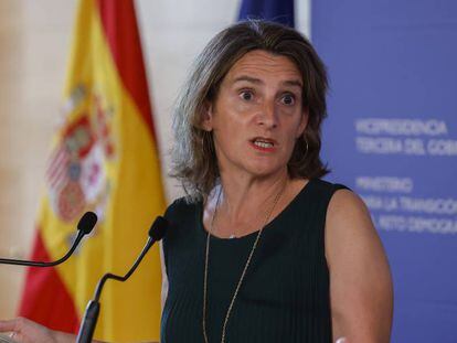 La ministra para la Transición Ecológica y el Reto Demográfico, Teresa Ribera.
 
