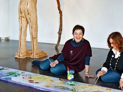 Azucena y Lourdes, dos de las mujeres que han tomado parte en el programa &#039;Acompa&ntilde;arte&#039;.