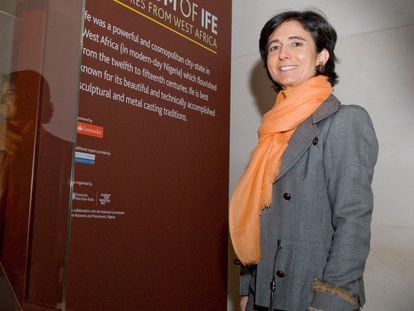 Paloma Botín, en 2010, durante una presentación en el British Museum organizada por la Fundación Botín.