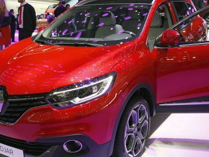 Renault presenta el modelo Kadjar en el Salón del Automóvil de Ginebra que se fabricará en la planta de Palencia