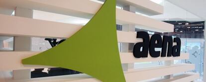 Logotipo de Aena.