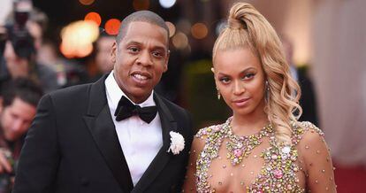 Beyoncé y Jay Z en la gala MET de 2015.