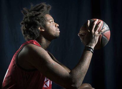 Lucas Nogueira, en el Fernando Martín de Fuenlabrada