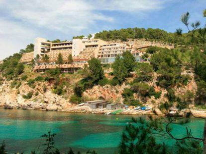 Complejo hotelero propiedad de Hispania en Ibiza.