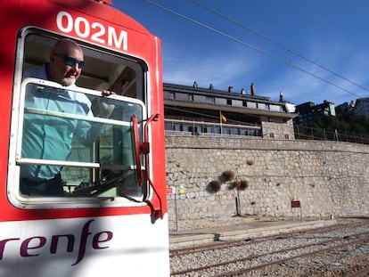 Un conductor de Renfe. 