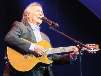 Joan Manuel Serrat, durant el seu concert a Buenos Aires.