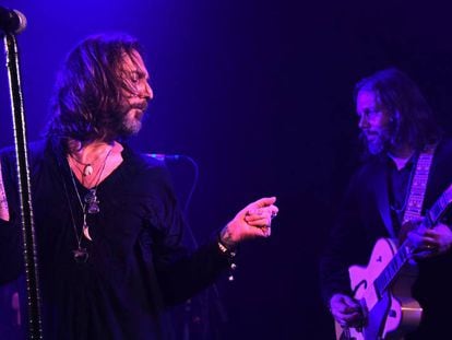 The Black Crowes en un concierto en West Hollywood (California) el pasado noviembre. 