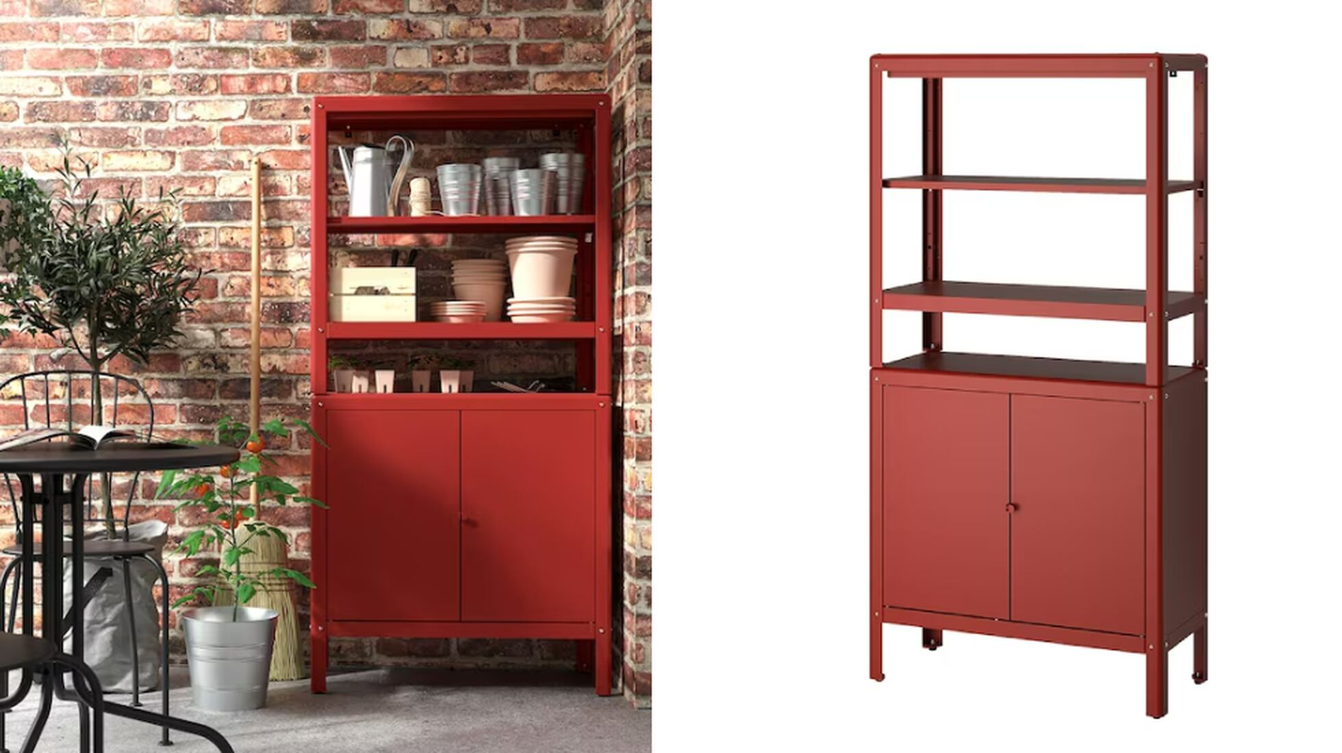 Los mejores armarios y estanterías de exterior de Ikea para tener