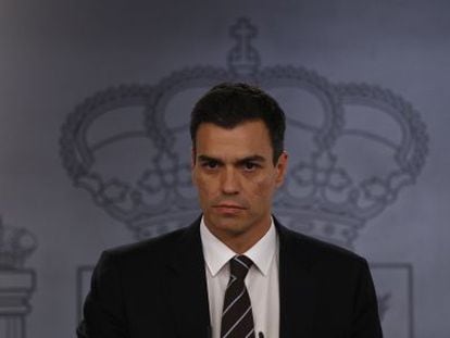 Pedro S&aacute;nchez, el pasado 28 de julio en La Moncloa.