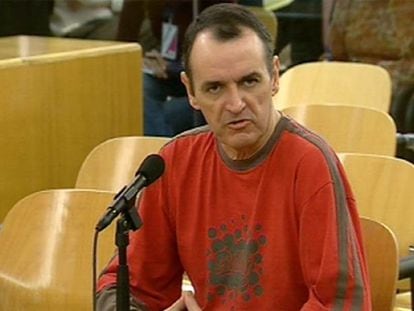 Ignacio de Juana Chaos, durante su declaración como testigo en un juicio celebrado en octubre de 2006 en la Audiencia Nacional contra una integrante del 'comando Madrid'.