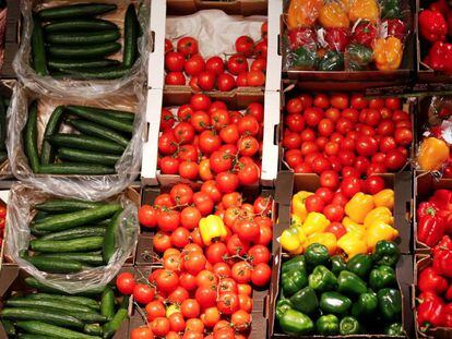 Verduras org&aacute;nicas en un supermercado de Berl&iacute;n.