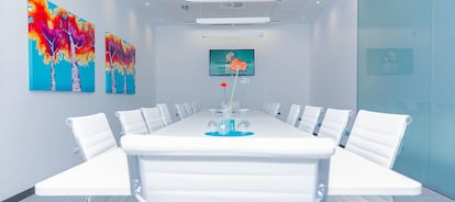 Hasta siete centros distintos en función de las necesidades de cada profesional.
