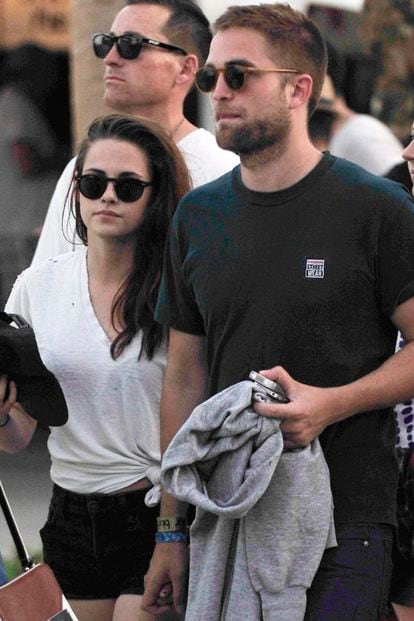 Kristen Stewart y Robert Pattinson fueron una de las parejas que disfrutaron del festival de música de año.