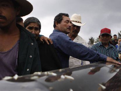 El funeral de uno de los migrantes asesinados en San Fernando (imagen de 2011).
