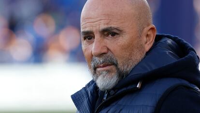 Jorge Sampaoli, el domingo.