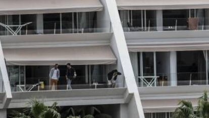 Inmigrantes en apartamentos de Puerto Rico (Gran Canaria)