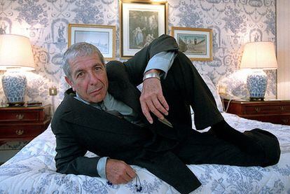 Leonard Cohen, en un retrato tomado en Madrid en 2001.