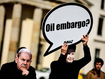Protestas en Berlín exigen un embargo al petróleo ruso