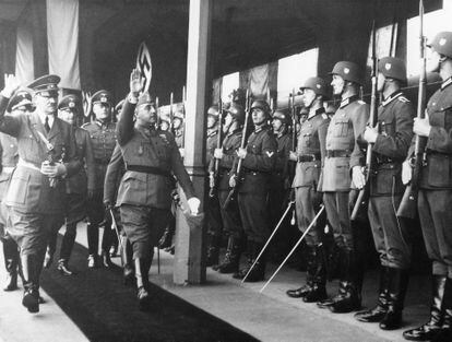 Franco y Hitler, en Hendaya el 23 de octubre de 1940.