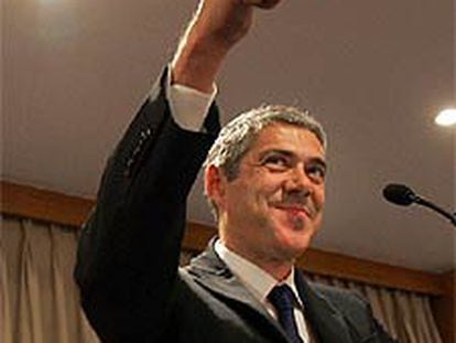 José Sócrates, tras ser elegido líder socialista.