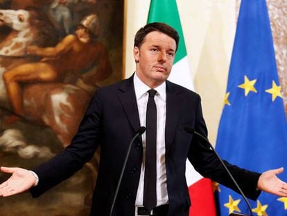 El primer ministro italiano, Matteo Renzi .