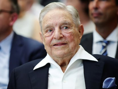 El magnate y filántropo estadounidense de origen húngaro, George Soros durante la ceremonia de entrega del premio Schumpeter en Viena, el pasado 21 de junio de 2019.