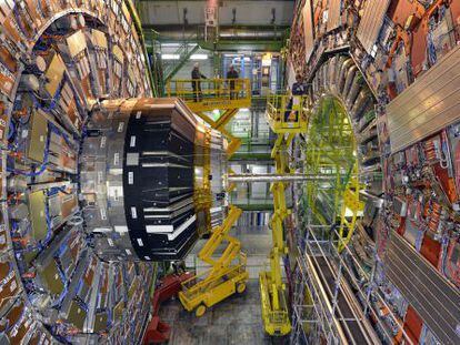 El detector CMS, part de l'experiment LHC.