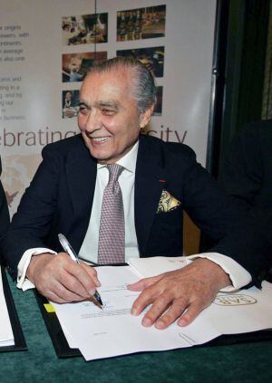 El abuelo de Tatiana, Julio Mario Santo Domingo, en una foto de 2005.