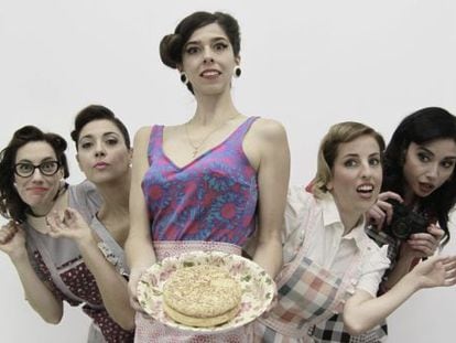Imagen promocional de la obra &#039;5 mujeres que comen tortilla&#039;.
